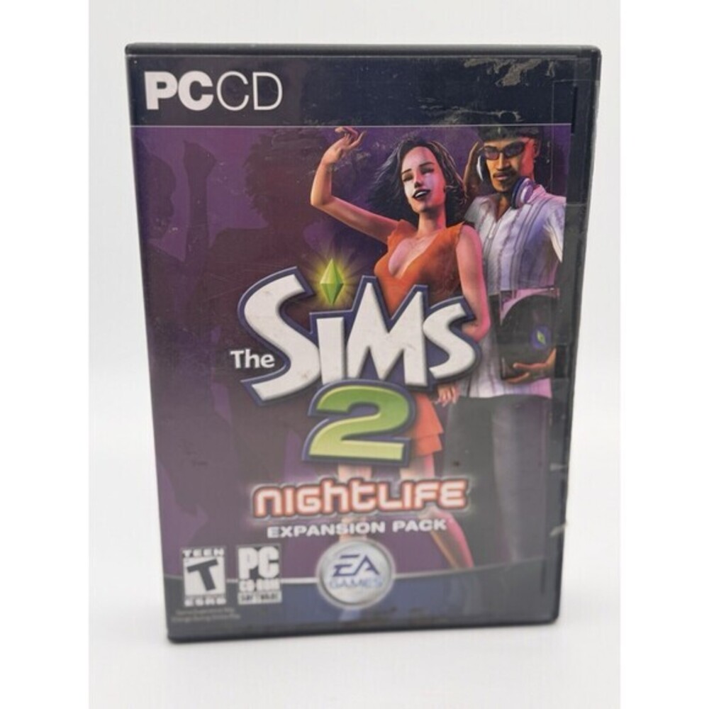 Sims 2: Nightlife Expansion Pack PC Computer Video Game